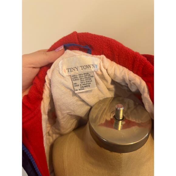 Vintage Tiny Town Jacket Coat hoodie size 24 months - Picture 4 of 4